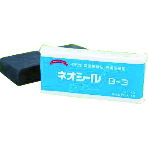 【TRUSCO】日東化成　電設用補修剤　ネオシールＢ‐３　１ＫＧ　ダークグレー